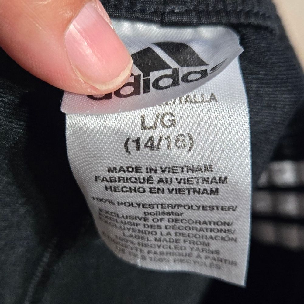 adidas Boys' Iconic Tricot Athletic Pants Sz 14/16 - Picture 4 of 11